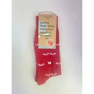 NWT Conscious Step Socks That Stop Violence Against Women‎ W9-14 M8-13 UNISEX